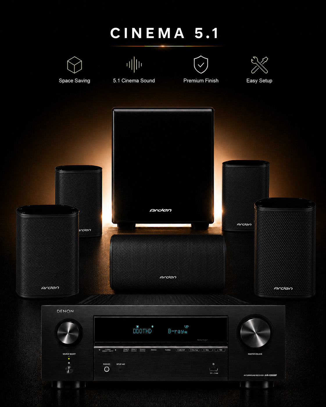 MK Series Home Theater System