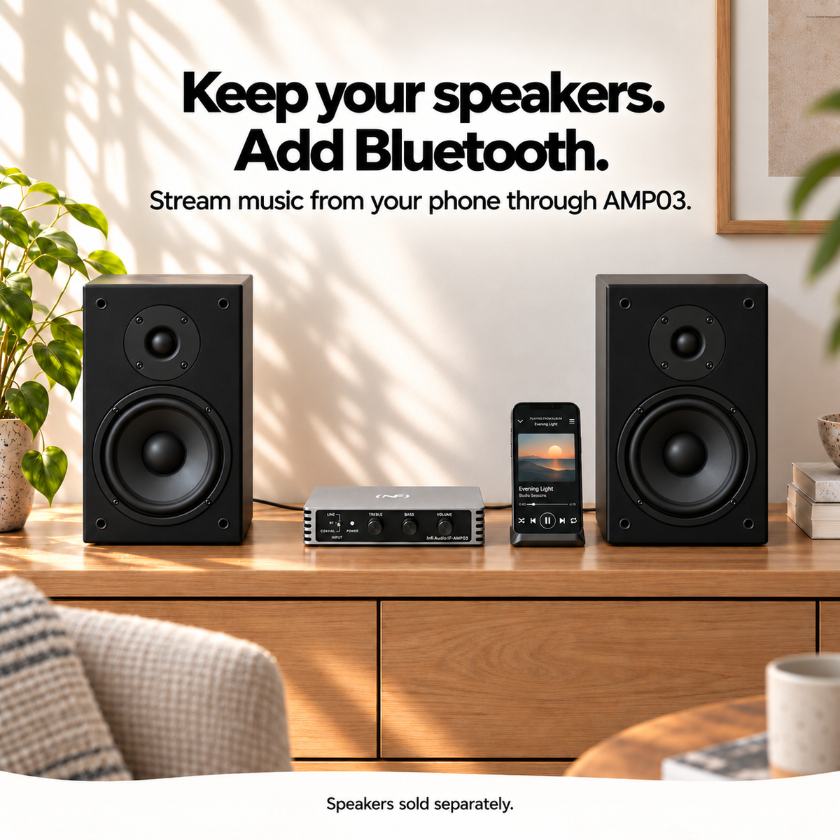 IF-AMP03 Compact Bluetooth Amplifier