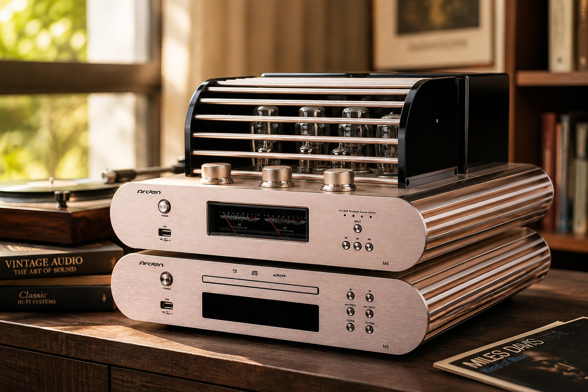 M9 matching tube amplifier and CD player system