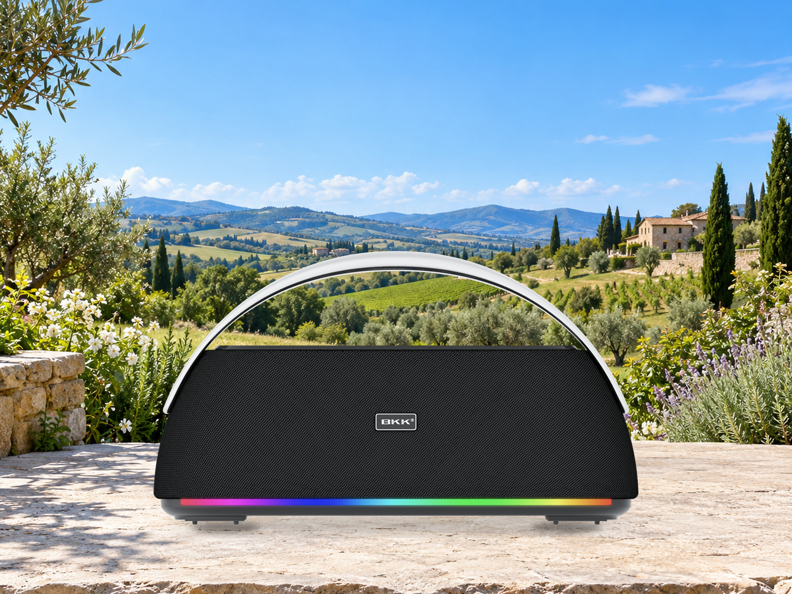 B51S RGB light strip — evening gathering detail