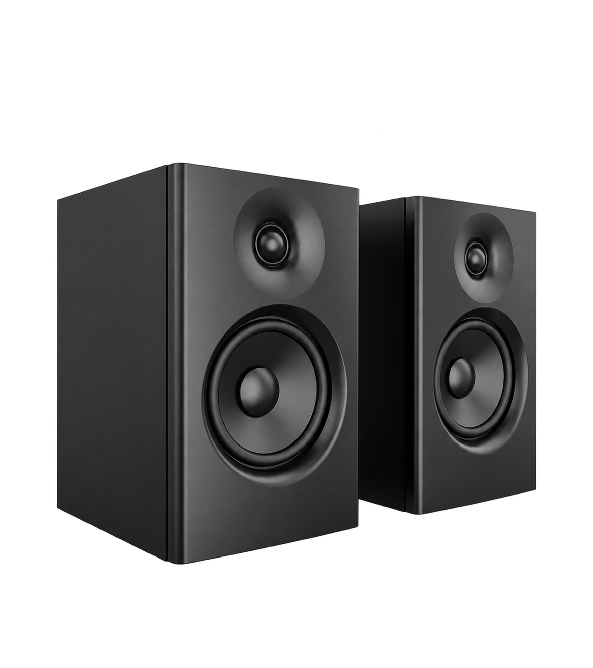 SR09B 4-Inch Active Bookshelf Speakers